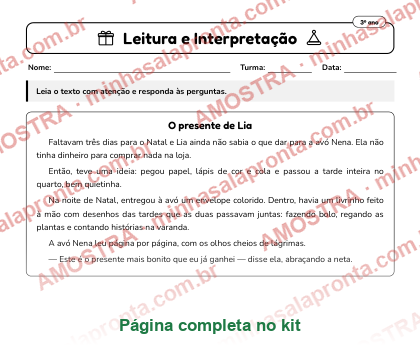 Leitura e interpretação